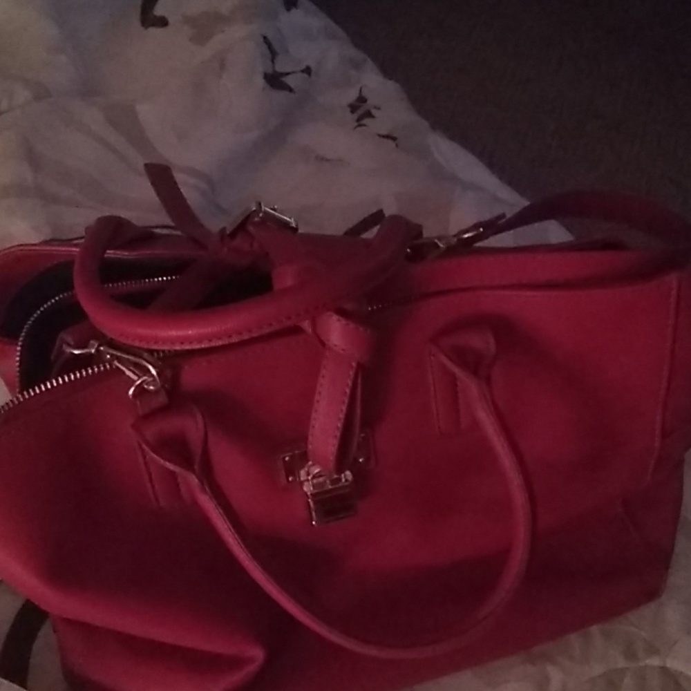 Tommy Hilfiger and a coach purse and a real l.v